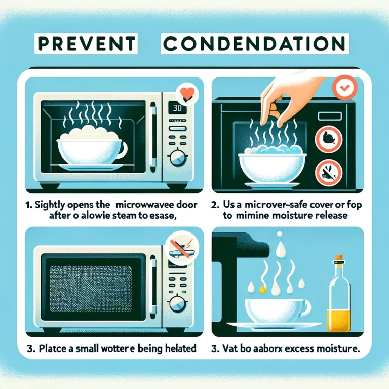 How Do I Stop Condensation in My Microwave?